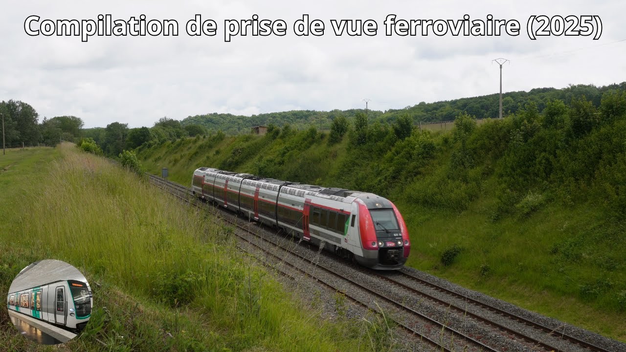 Compilation des meilleurs prises de vue ferroviaire de l'année 2025