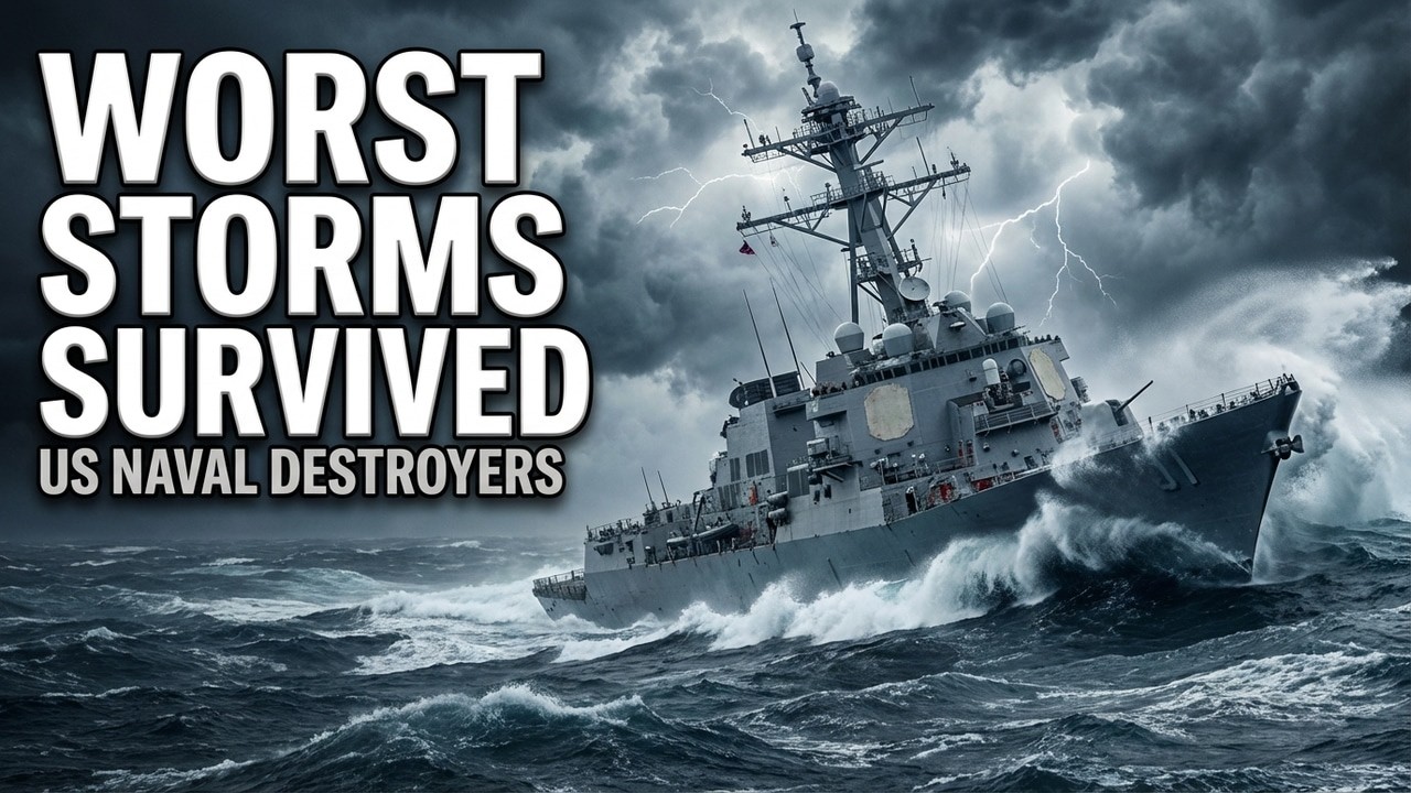 10 Storms So Extreme They Pushed Naval Destroyers to the Edge