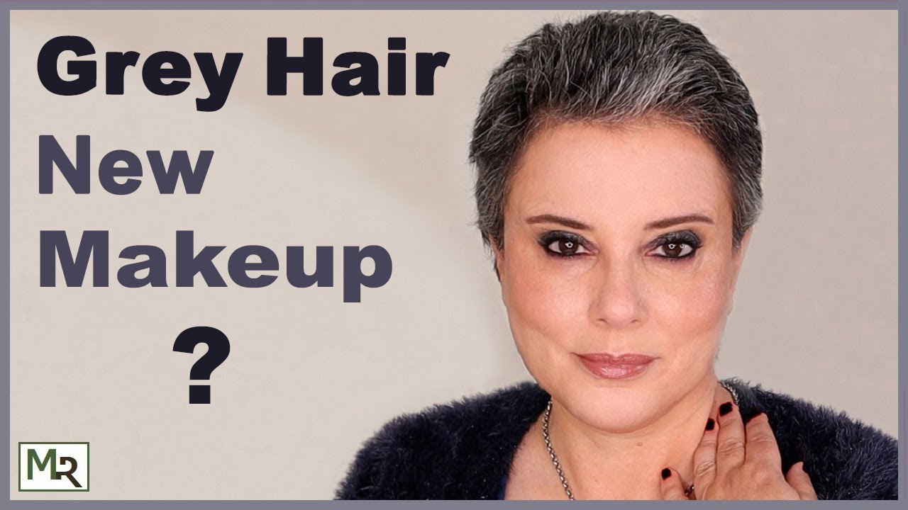 Easy Flattering Smokey Eye Look for Grey Silver Hair | Over 50 Beauty