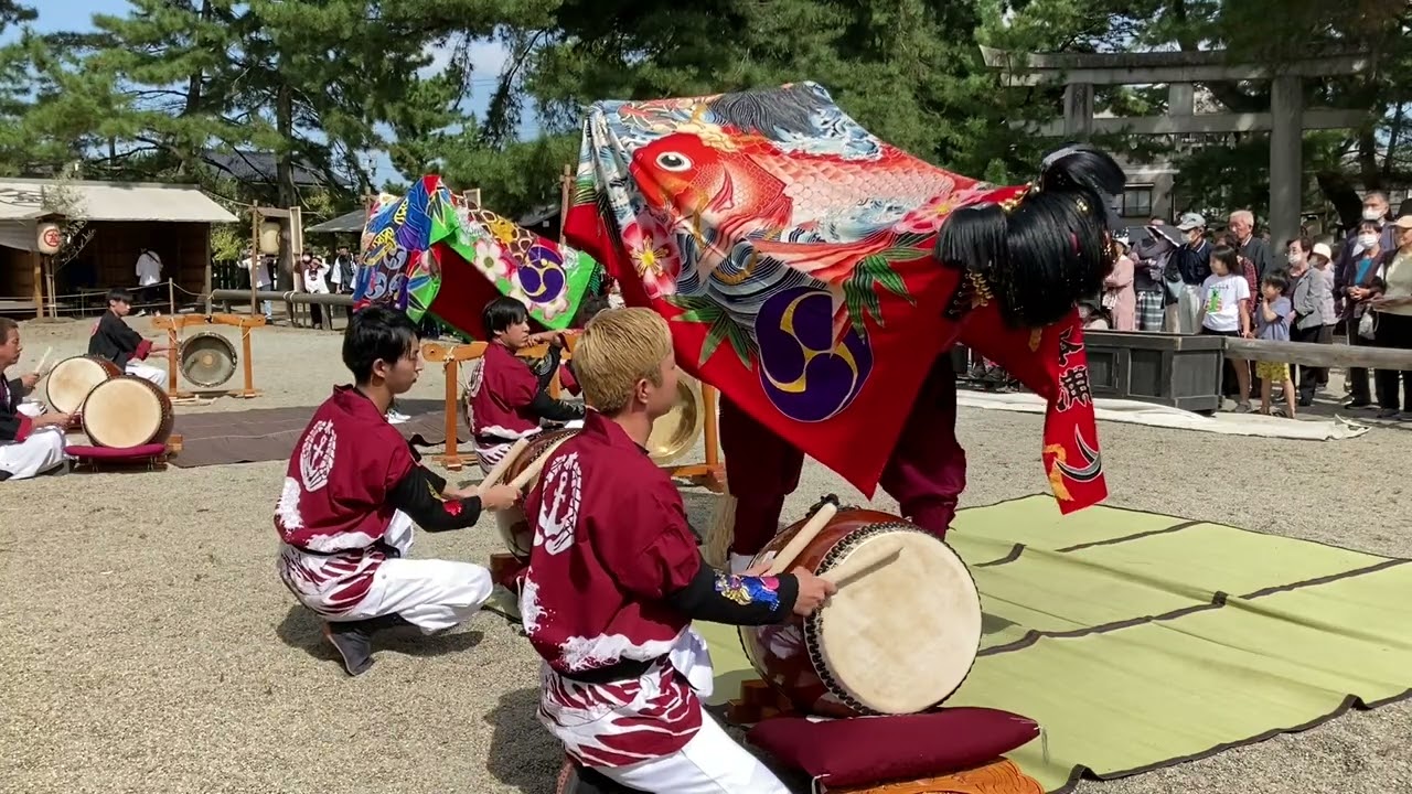 2023.10.11 金刀羅宮例大祭　獅子舞五段（本浦・西浦）