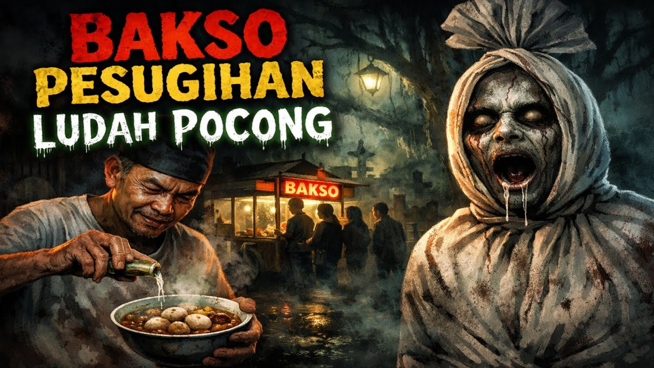 Kisah Nyata Pesugihan Ludah Pocong Tukang Bakso Solo yang Menjual Nyawa Pelanggannya