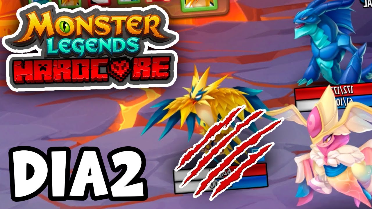 PRIMEROS COMBATES = PRIMERAS MUERTES?💀 - Monster Legends Hardcore [Dia 2]