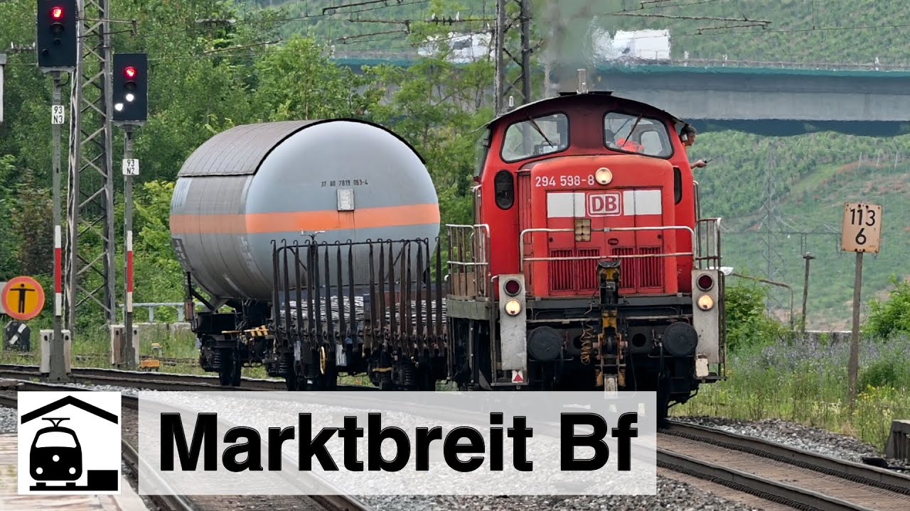 Bahnhof Marktbreit: Umleiter, Übergabe, WFL-Ersatzverkehr + ICE-Generationen