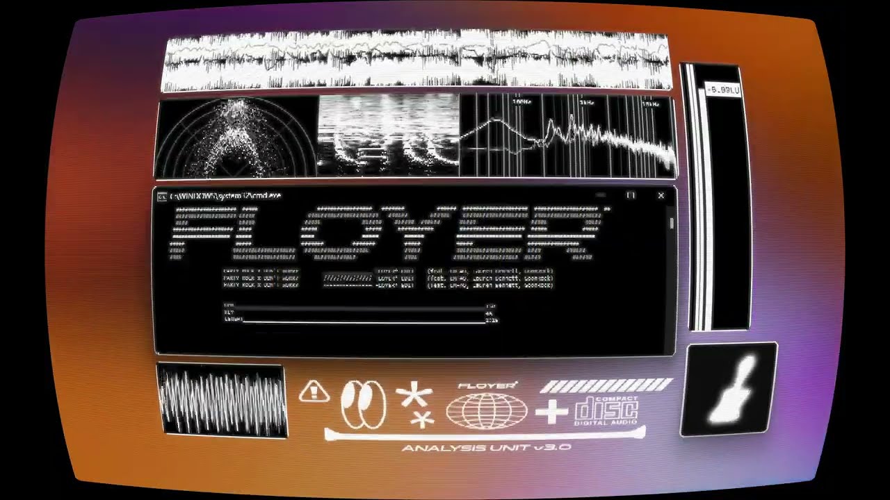 Virtual Riot & LMFAO  - PARTY ROCK ANTHEM x DON'T WORRY (FLOYER* EDIT) [VISUALIZER]
