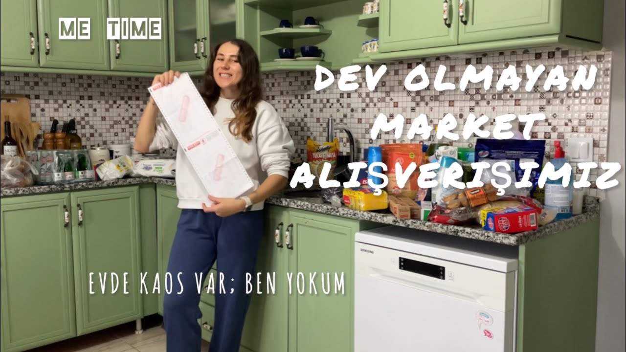 Market alışverişi| neler aldık neler, sonunda kendime zaman ayırdım, evde kaos var 