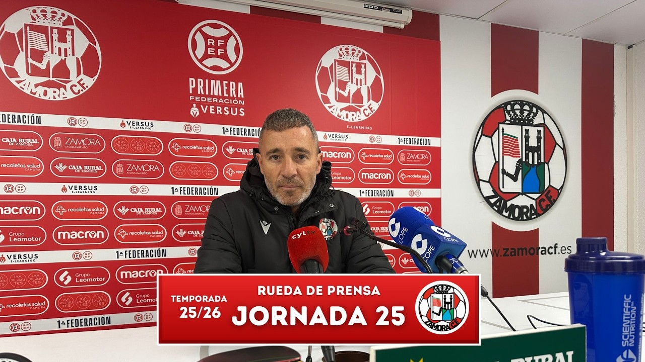 Rueda de prensa Jornada 25 - Óscar Cano