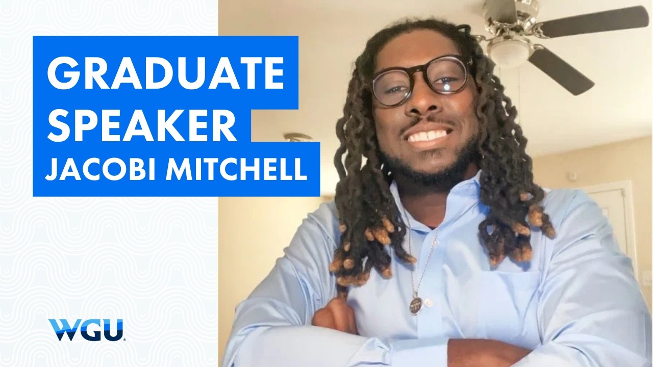 Graduate Speaker Jacobi Mitchell, School of Business - WGU 2026 New Orleans Commencement