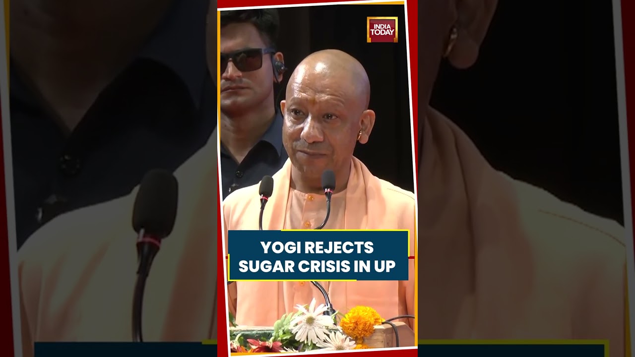 Yogi Rejects Sugar Crisis In UP, Says State Has Seven-Month Supply In Stock #yogiadityanath