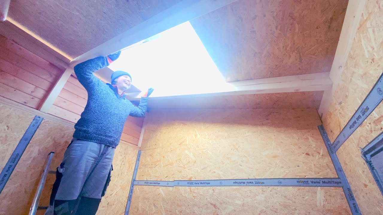 (13) Bauwagen/ Tinyhouse : Dach bauen