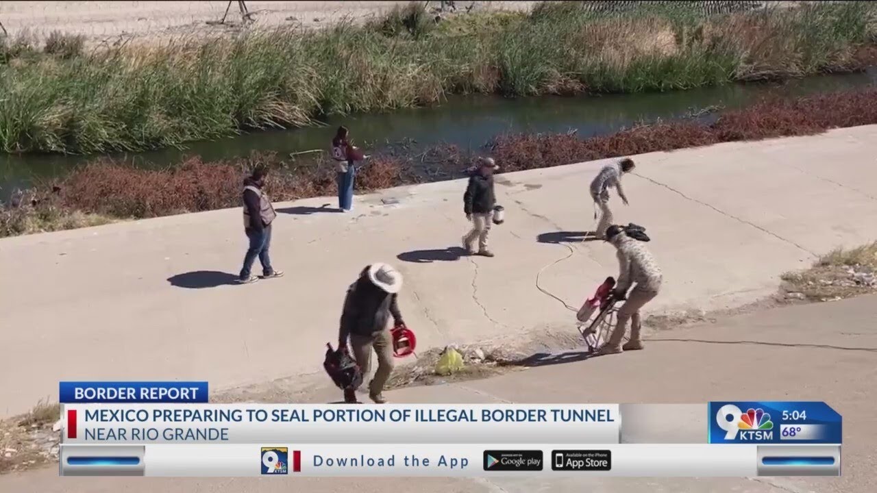 Cross-border tunnel continues to be sealed on both sides