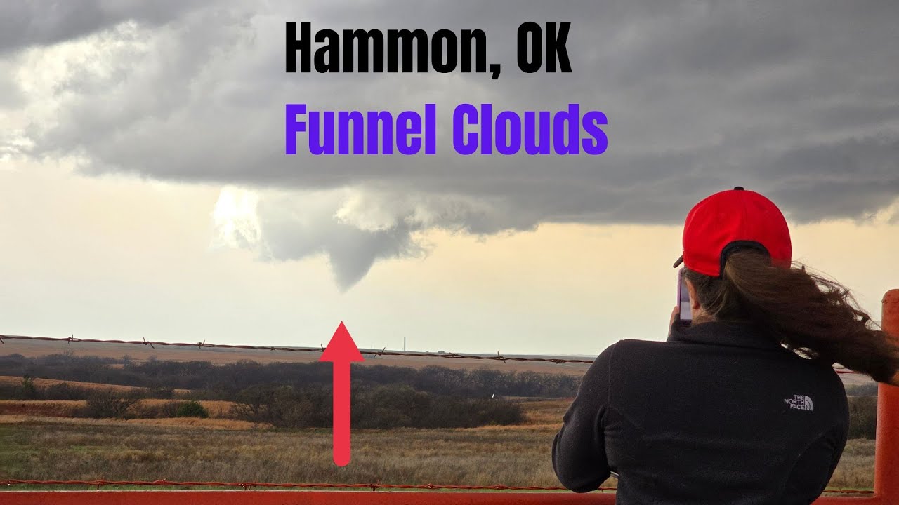 Tornado Warning near Hammon, Oklahoma! (March 24th, 2024)