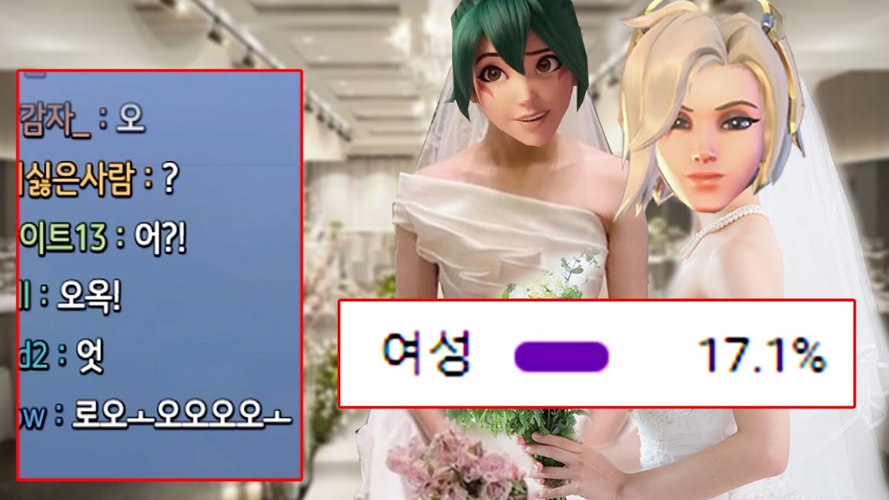 오버워치 방송에 여자 시청자들이 많은 이유...