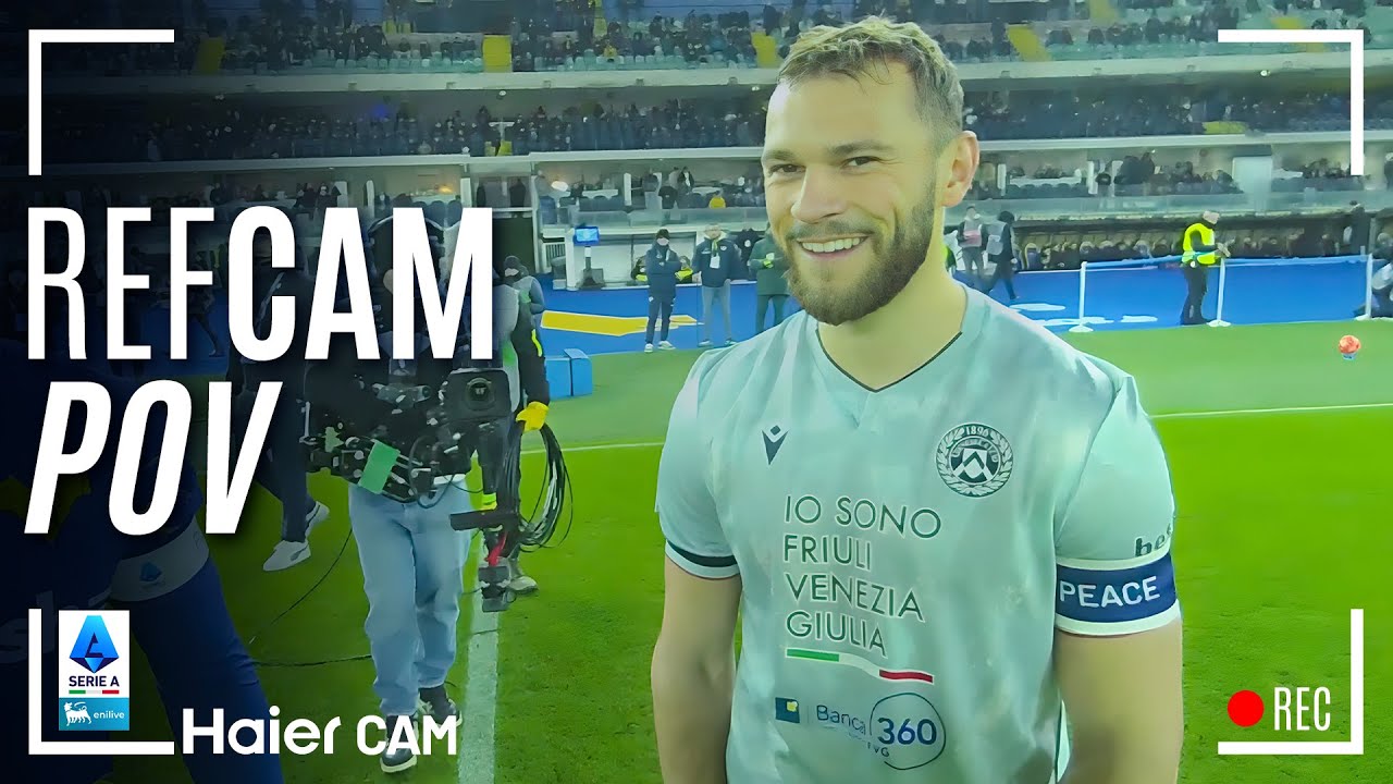 HAIER CAM | REF CAM POV: Sei l'Arbitro di Verona-Udinese | Serie A Enilive 2025/26