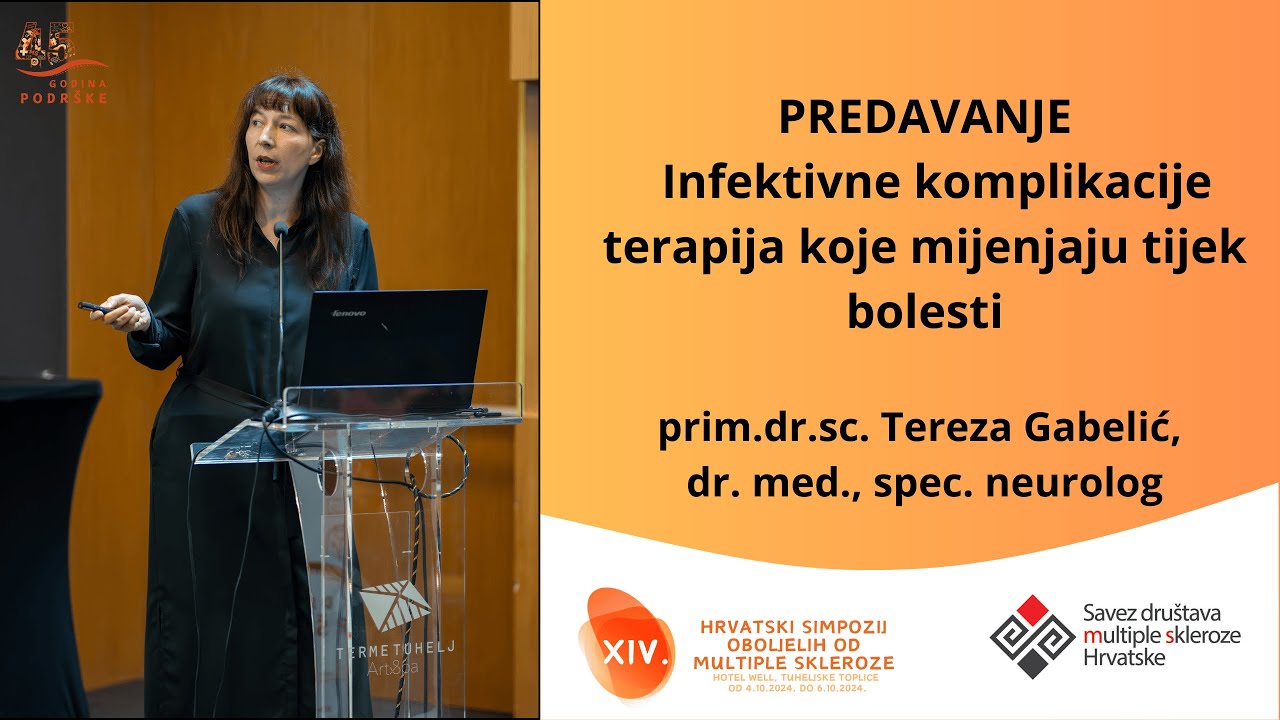 PREDAVANJE Tereza Gabelić - Infektivne komplikacije terapija koje mijenjaju tijek bolest