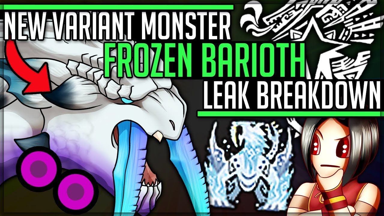 New Monster - Frozen Barioth Coming to Iceborne - Monster Hunter World Iceborne! (Discussion/Theory)