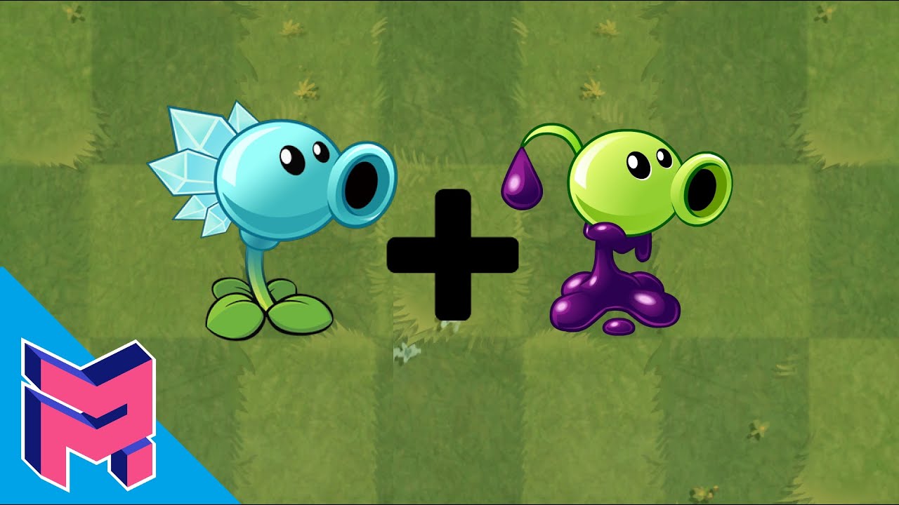 Plants vs Zombies Fusion Hack Animation ( Ice Peashooter + Goo Peashooter )