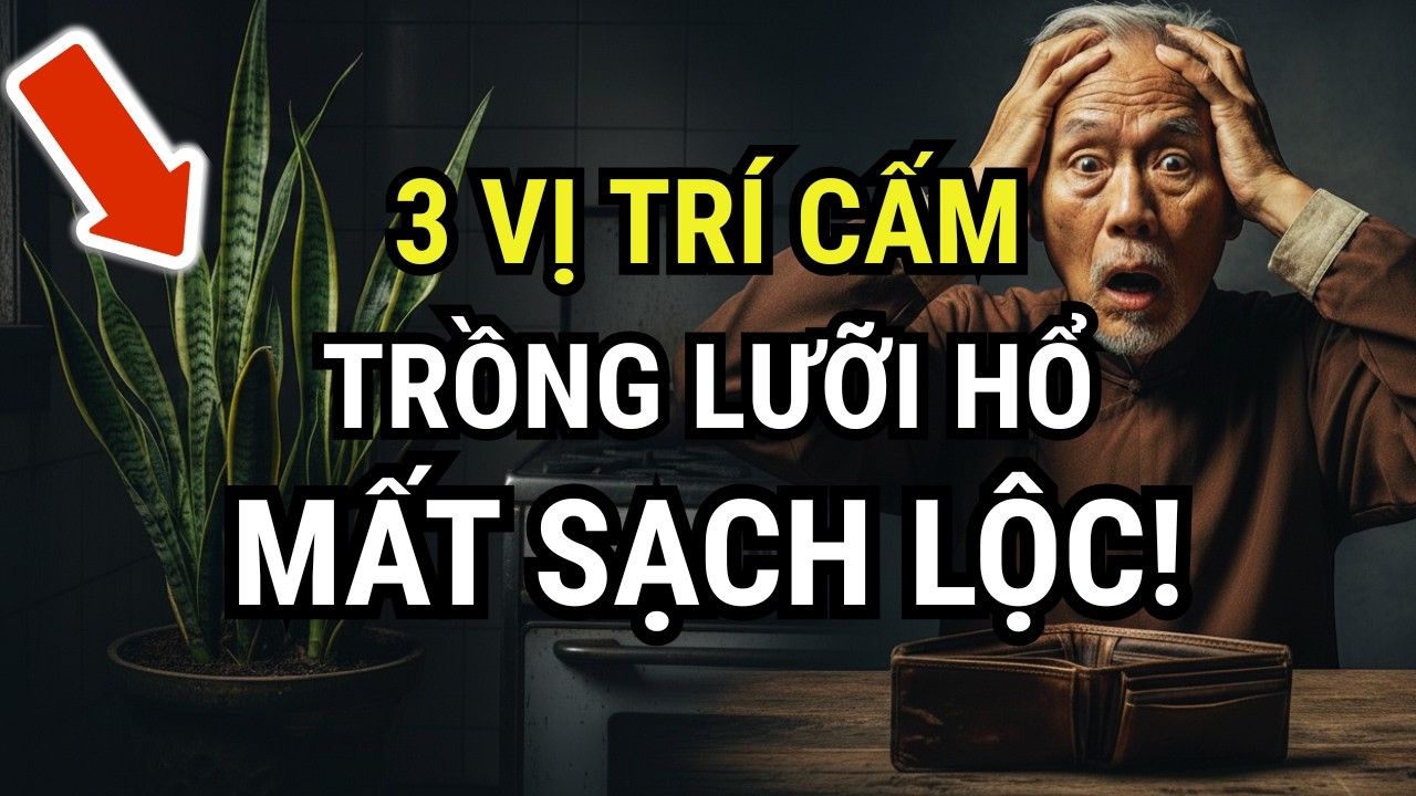 Nếu Thấy Cây Lưỡi Hổ Ở Nơi Này, Hãy Di Dời Ngay Kẻo Nghèo Khó Bám Đuôi