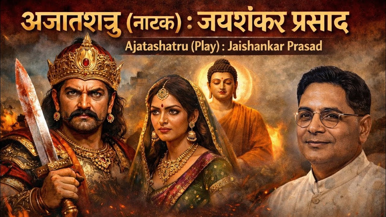 अजातशत्रु कहानी का सार | जयशंकर प्रसाद | Jayashankar Prasad | Hindi Sahitya |@Sahitya_Adhyayan 