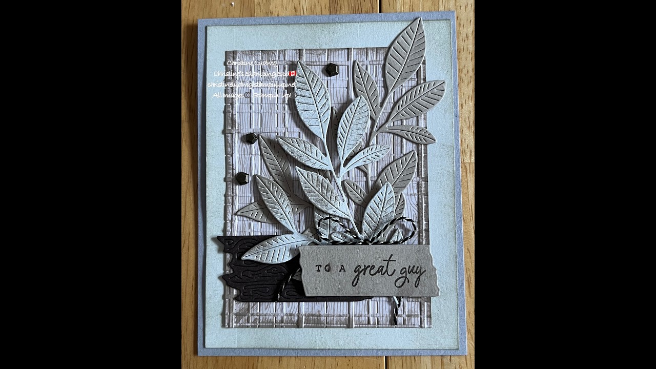 FB Live Video - February 6-2026 - Nature's Symphony Leaf Card