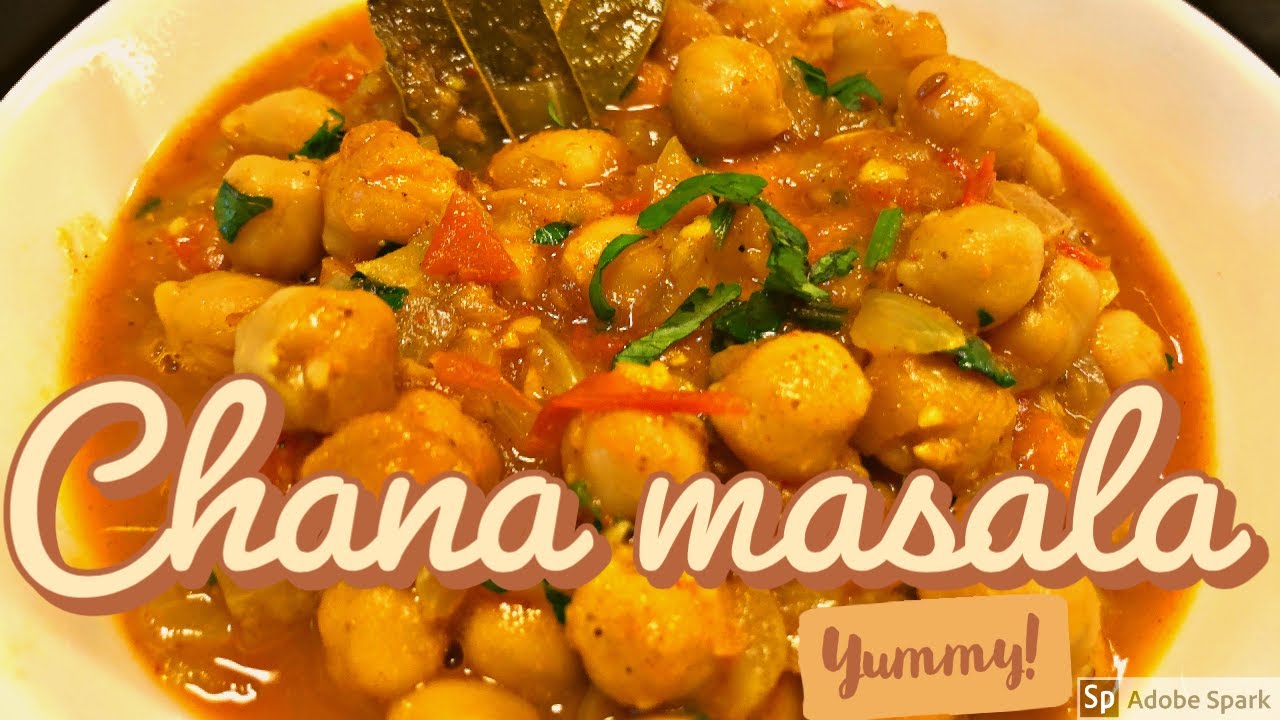 Kikhernecurry (chana/chickpea) masala  (Use cc for English subtitles)