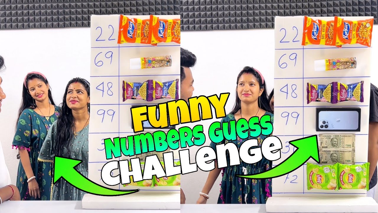 Numbers Guess Game Funny Challenge with Family