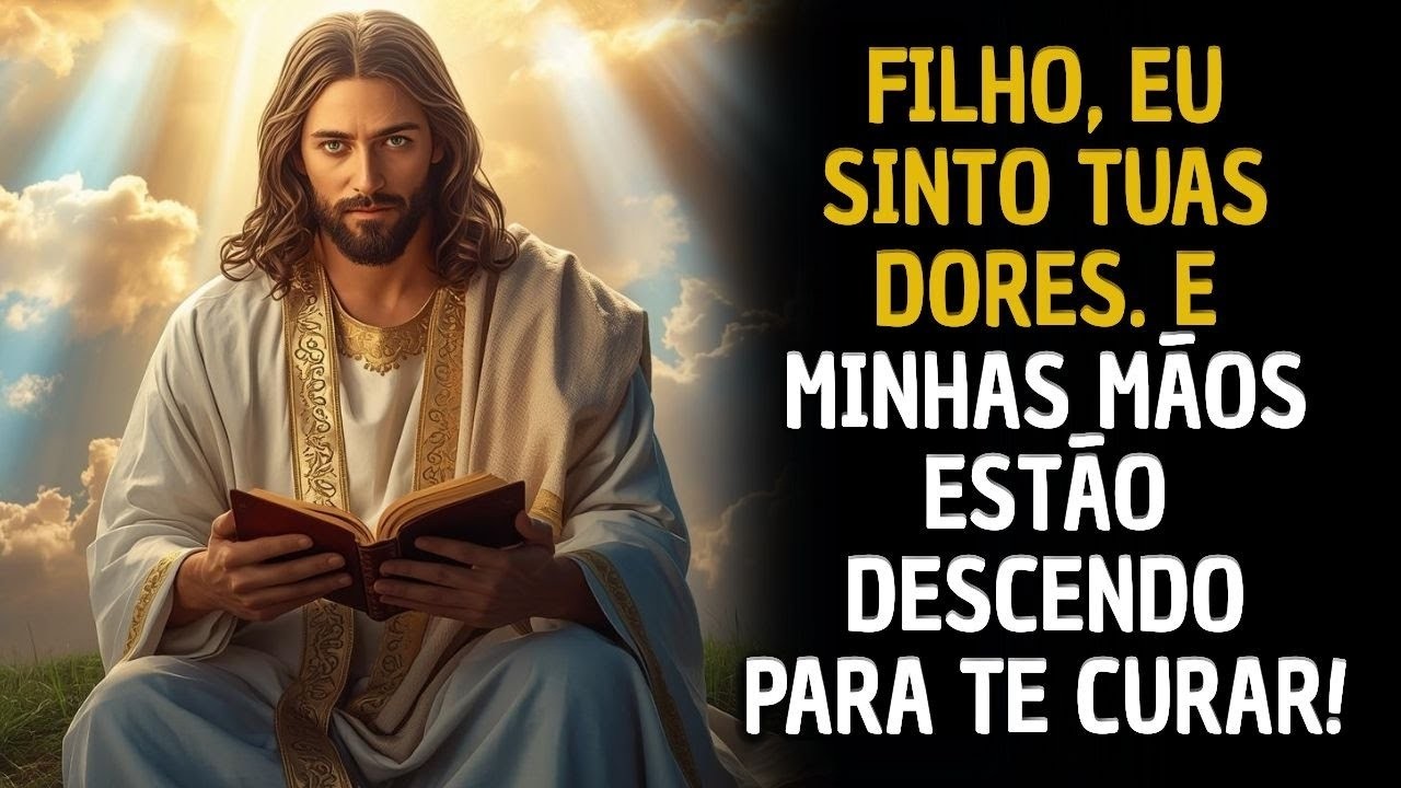 🔥FILHO, EU SINTO TUAS DORES    E MINHAS MÃOS ESTÃO DESCENDO PARA TE CURAR!
