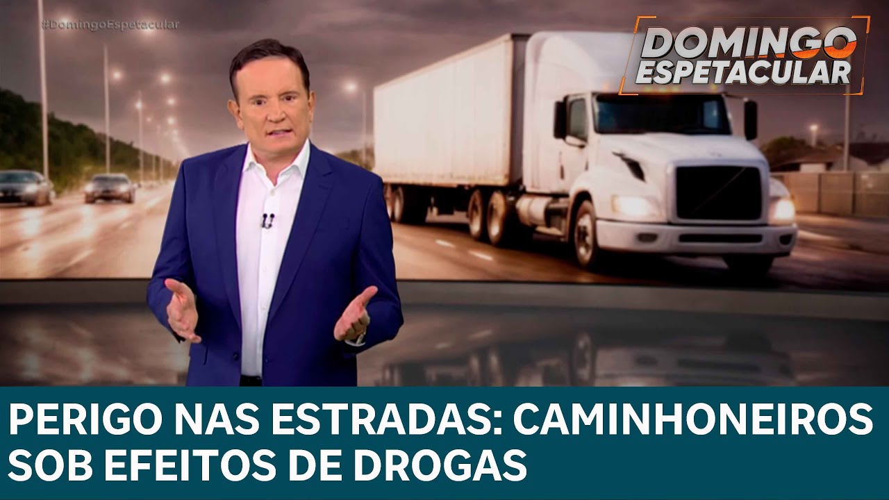 Caminhoneiros envolvidos em acidentes graves nos últimos meses estavam sob efeito de drogas