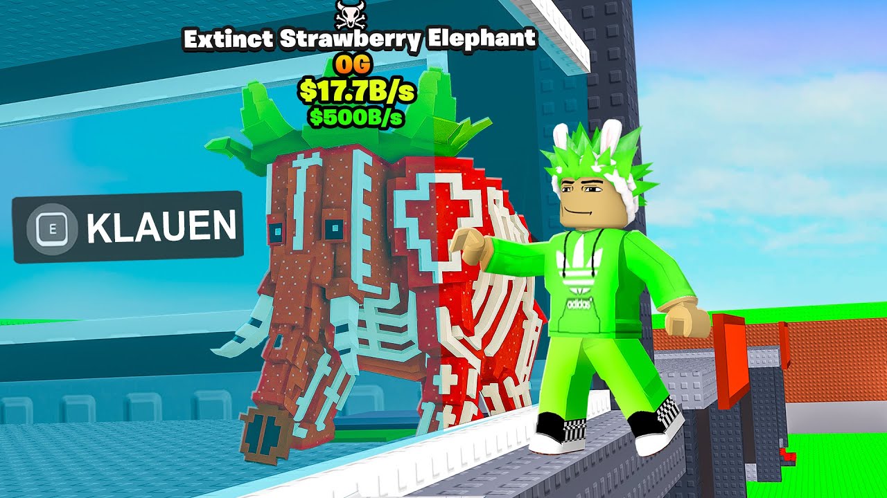 ich KLAUE den STRAWBERRY ELEPHANT zur&uuml;ck!