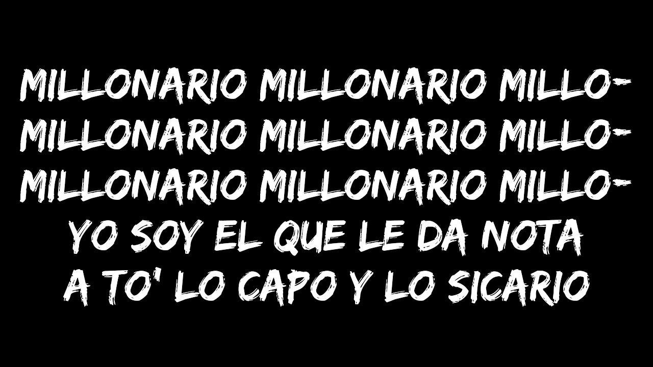 ROCHY RD - MILLONARIO REAL 🤑 (LETRA)