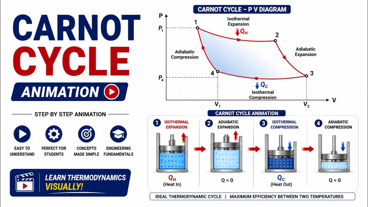 Carnot Cycle (Animation)
