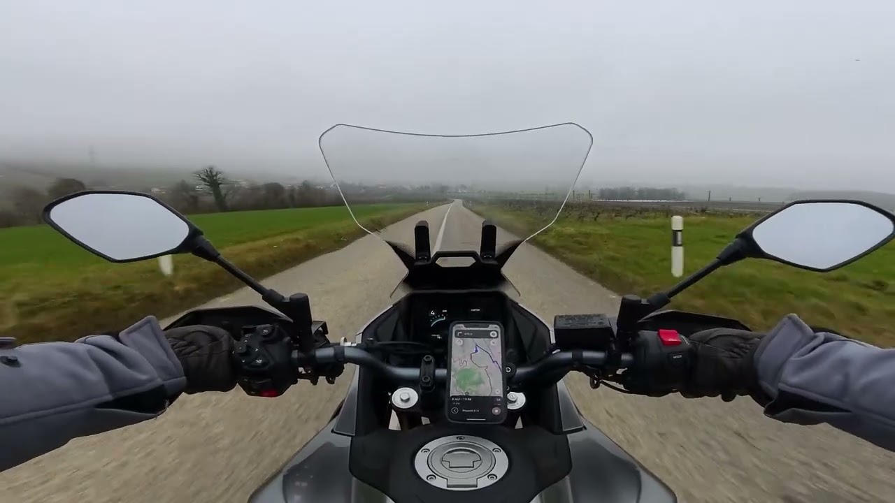 Foggy Winter Ride | YAMAHA Tracer 7 GT + RAW Sound