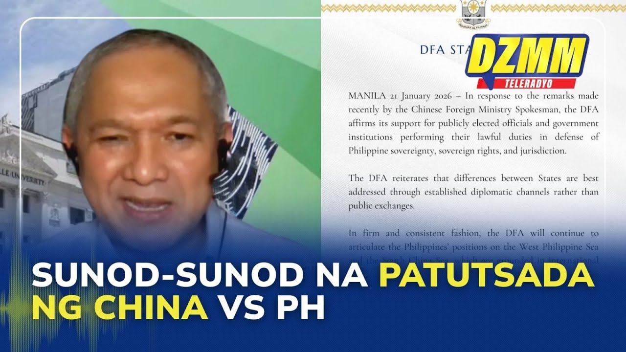 China’s aggresive actions part of counter-narrative vs PH: analyst | Ano’ng Take Mo 21 January 2026