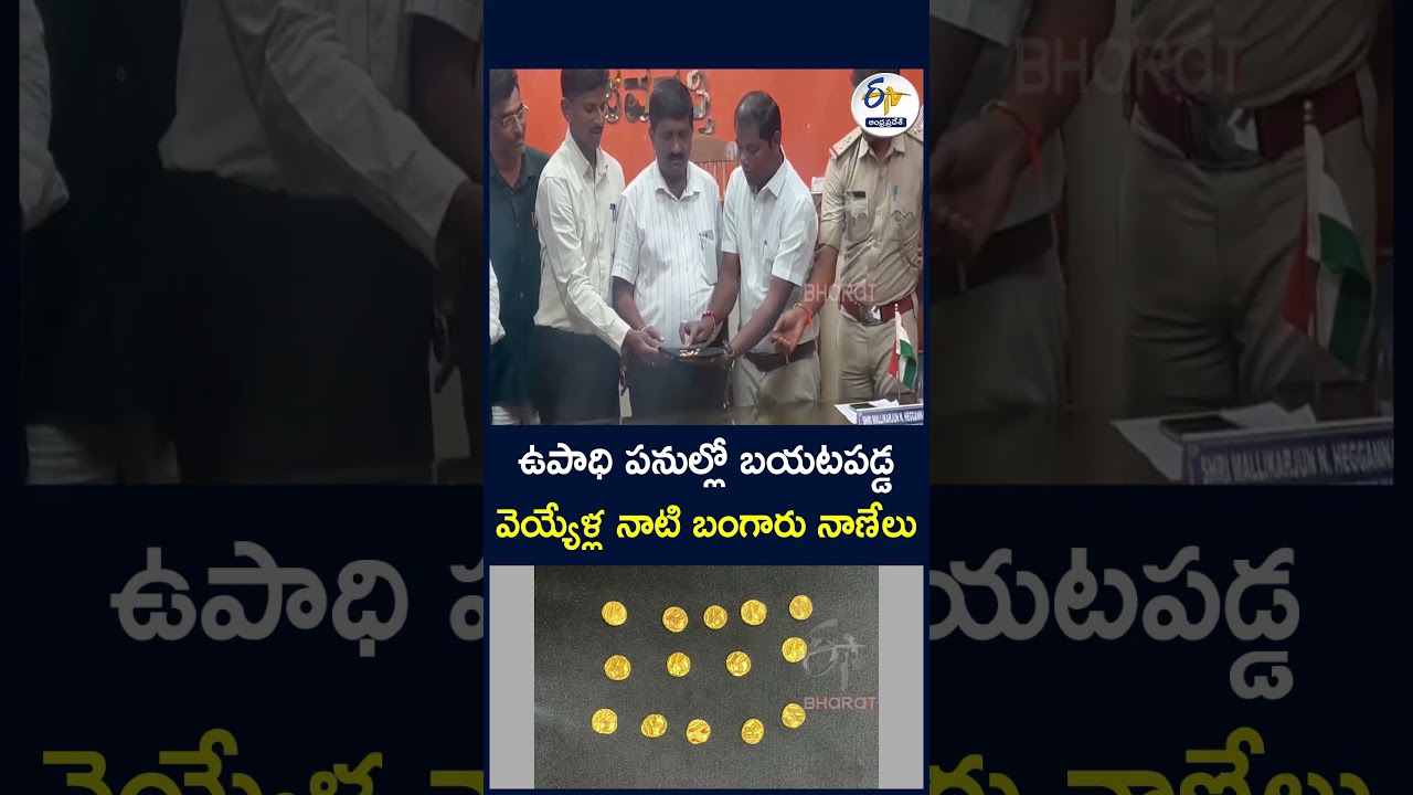 ఉపాధి పనుల్లో బయటపడ్డ | వెయ్యేళ్ల నాటి బంగారు నాణేలు#GoldCoins #AncientGold
