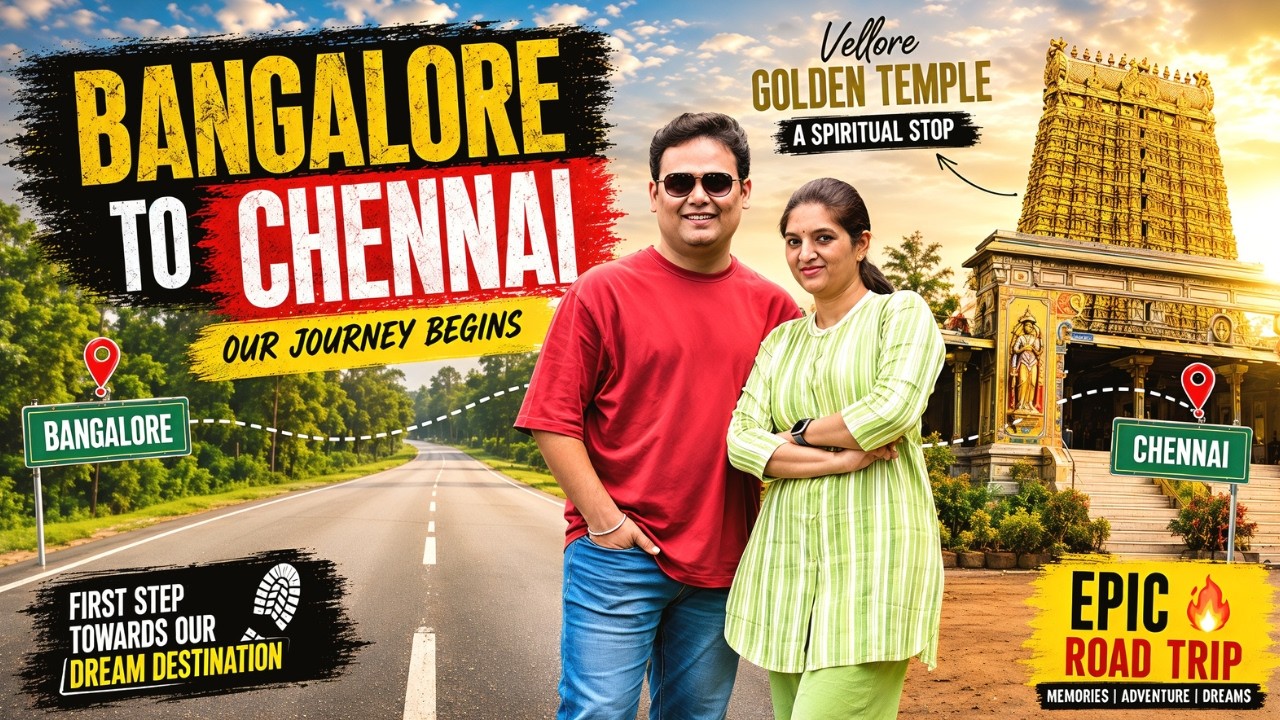 🇲🇾 OUR MALAYSIA TRIP BEGINS! FIRST STOP: VELLORE GOLDEN TEMPLE ✨ | TELUGU FAMILY TIMES