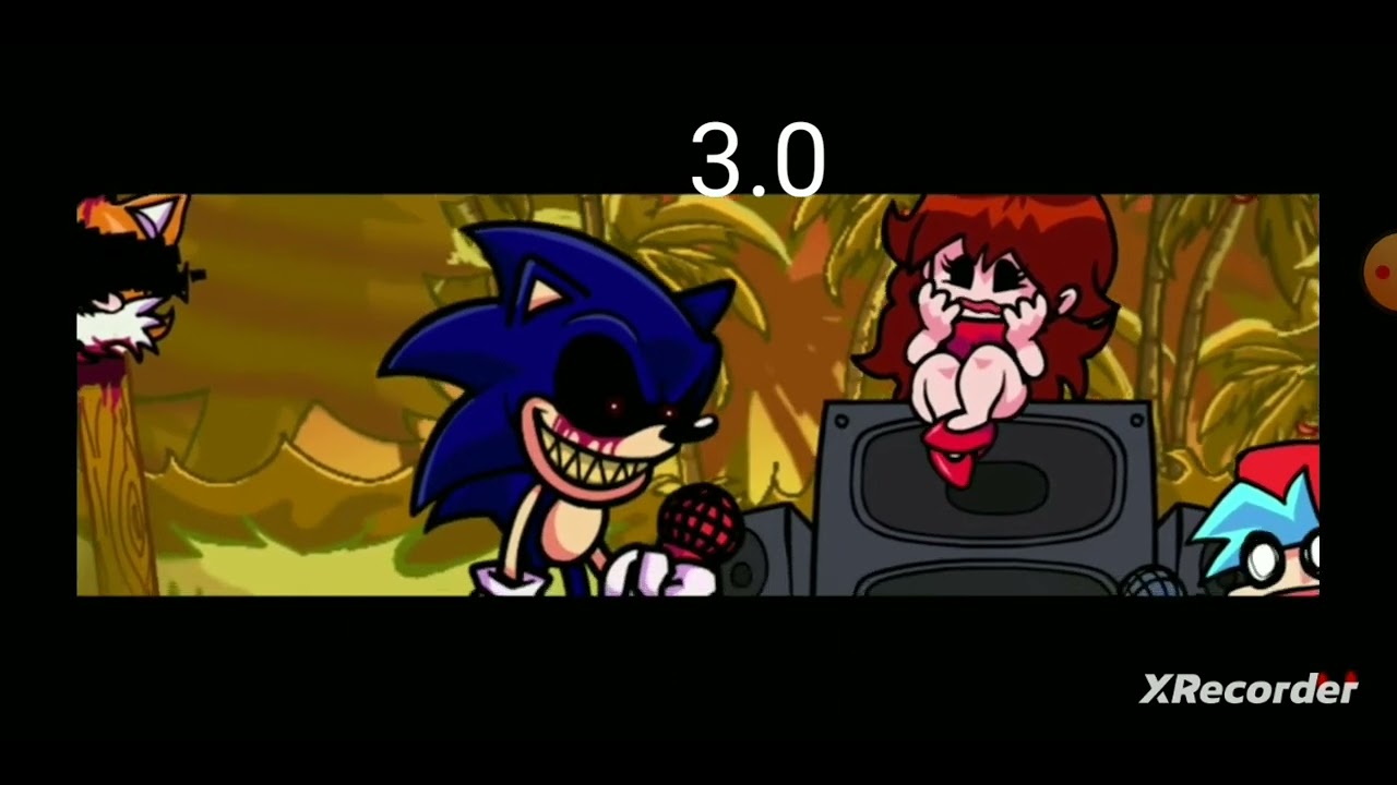 I'm god 3.0 vs 4.0 (sonic.exe fnf)