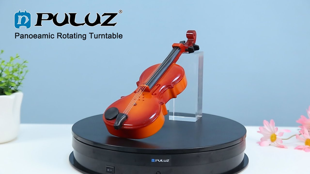 PULUZ 30cm Adjusting Speed Rotating Turntable Display Stand