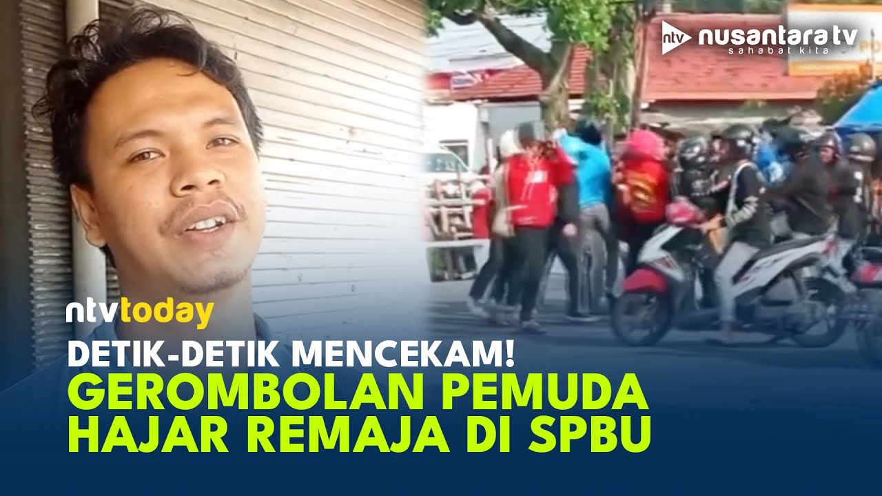 Brutal! Gerombolan Pemuda Serang Remaja di SPBU Jombang, Pelaku Langsung Kabur | NTV TODAY