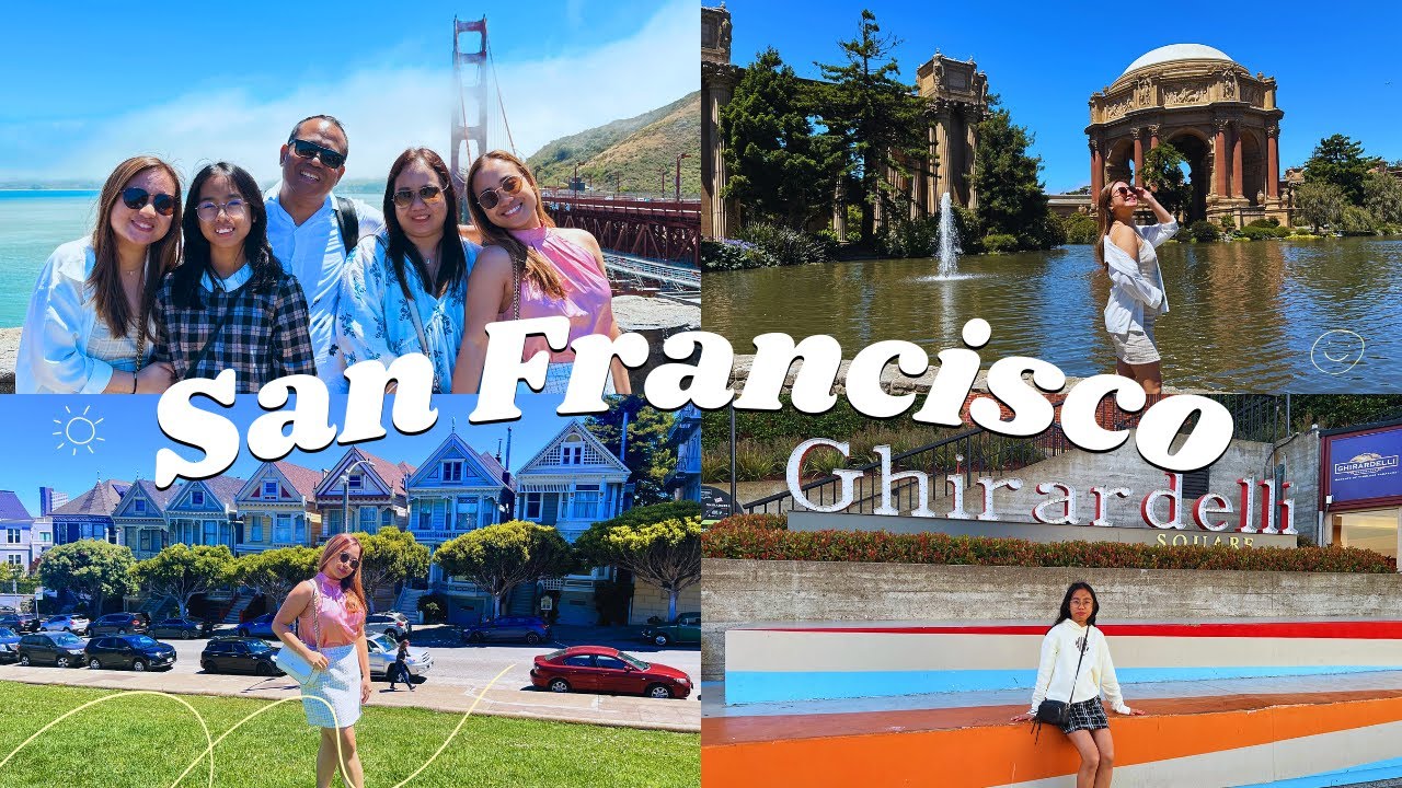 SAN FRANCISCO TRAVEL VLOG | Golden Gate Bridge, Palace of Fine Arts, Painted Ladies, Bixby Bridge