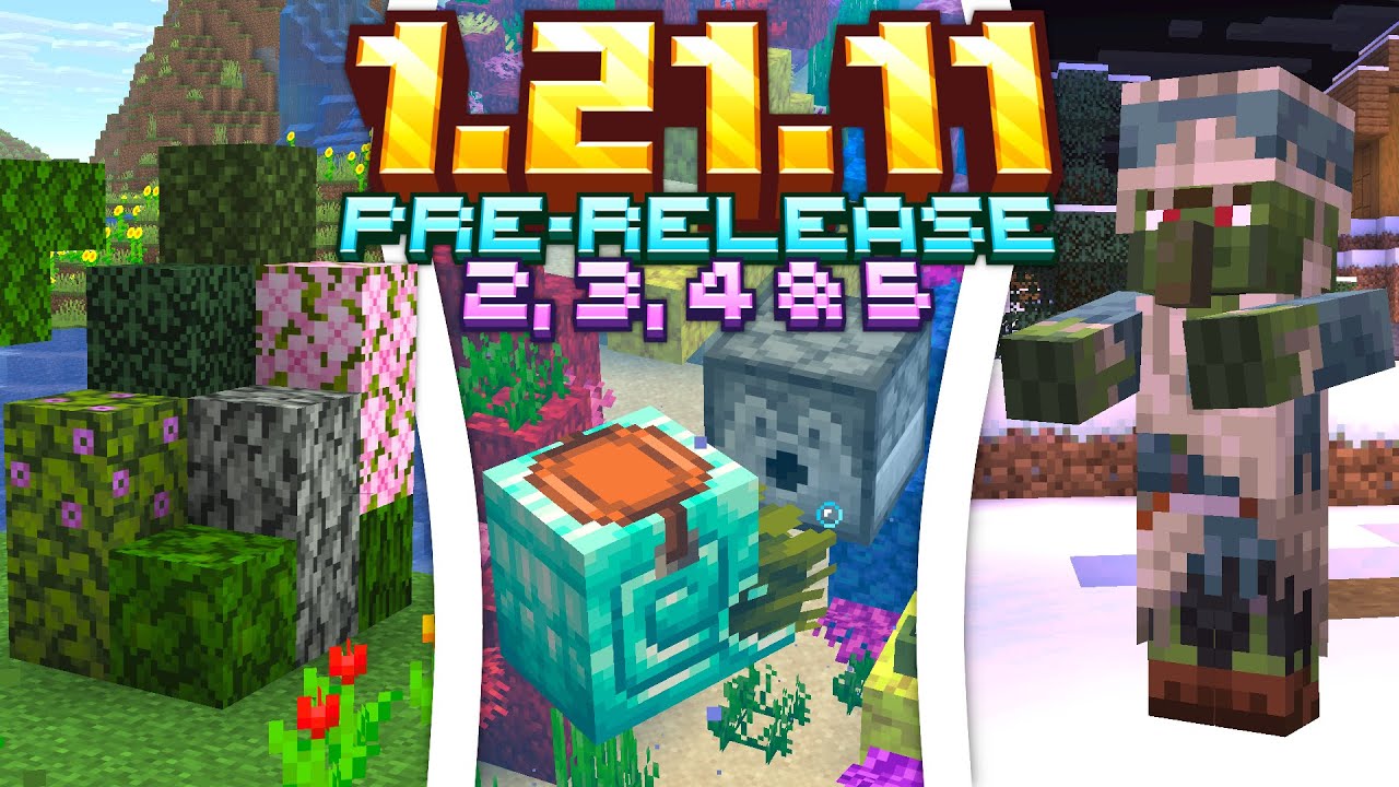 PIĘKNE NIEPRZEJRZYSTE LIŚCIE! NAPRAWIENI ZOMBIE WIEŚNIACY! 1.21.11 Pre-Release 2, 3, 4 i 5