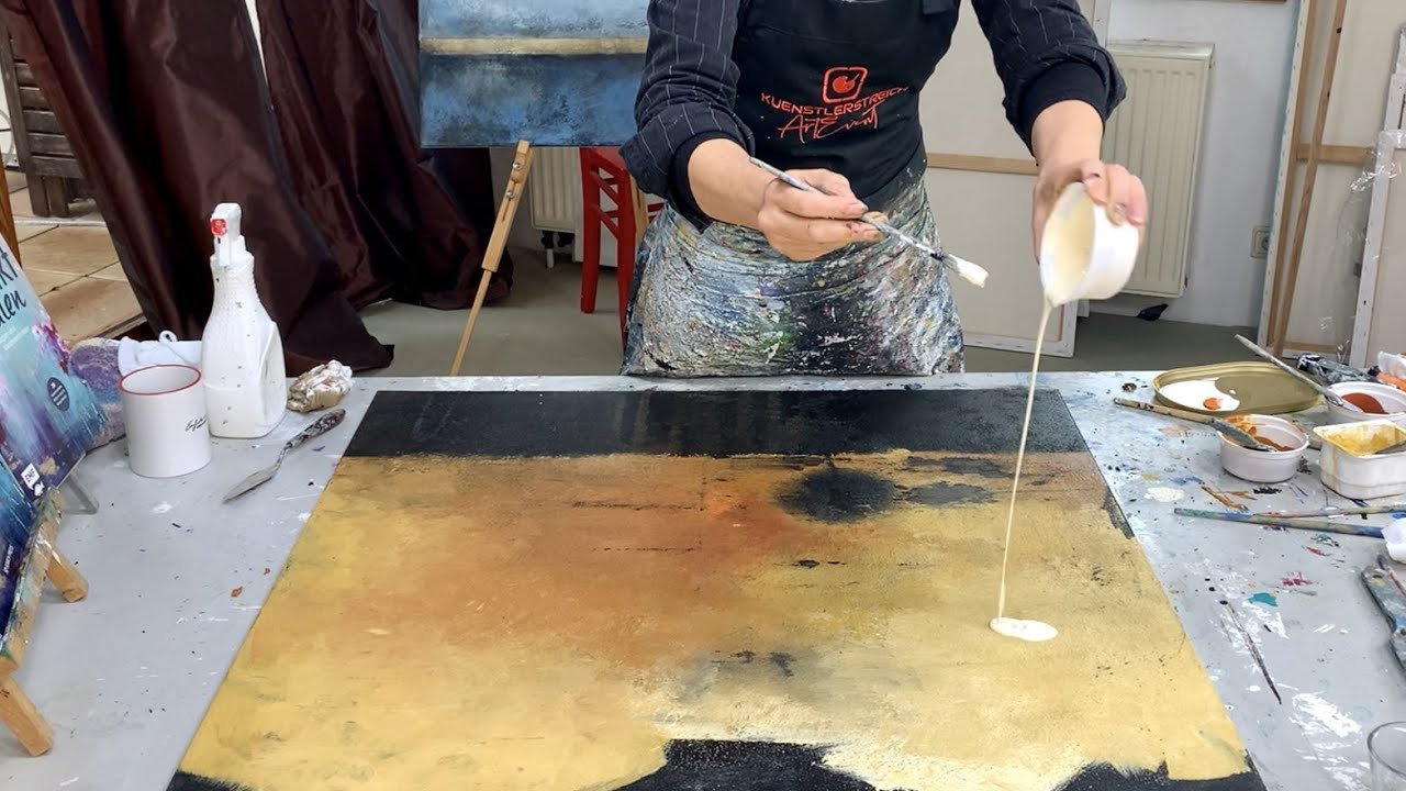 Schichtungen - WOW! Du wirst überrascht sein! - Struktur - Abstrakte Acrylmatechniken