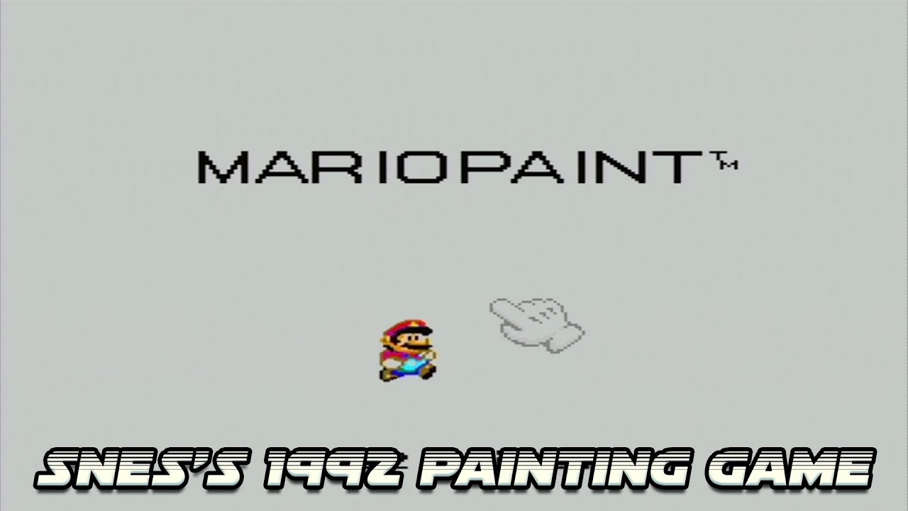Exploring Mario Paint { SNES }