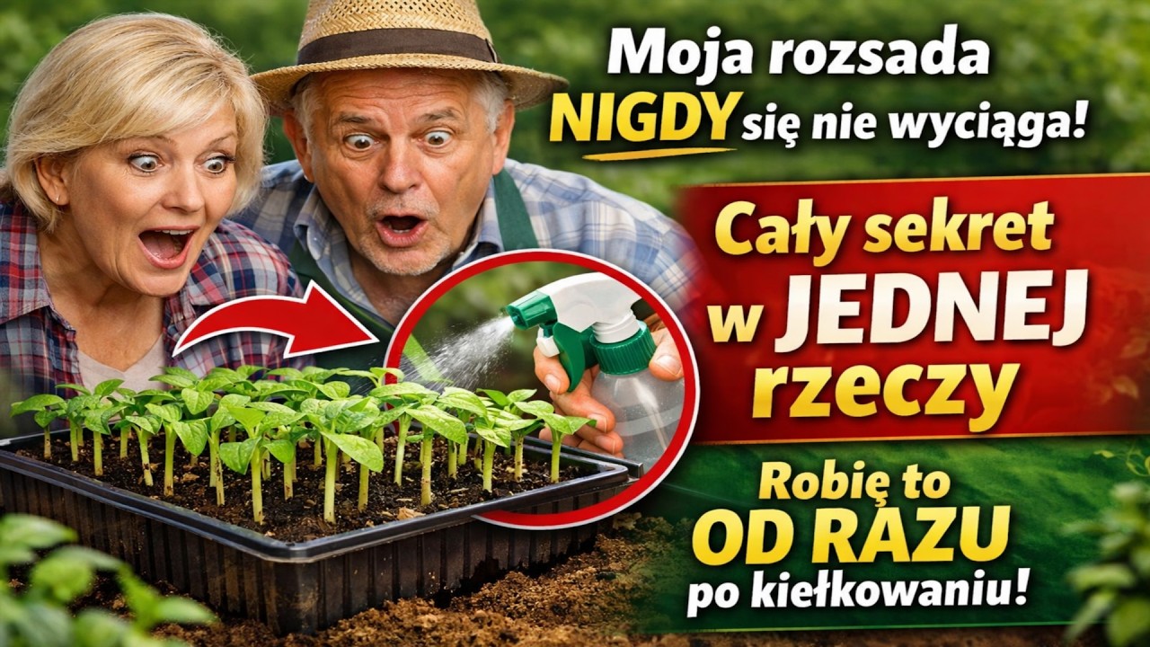 Moja rozsada NIGDY się nie wyciąga. Cały sekret tkwi w JEDNYM działaniu, które wykonuję OD RAZU po