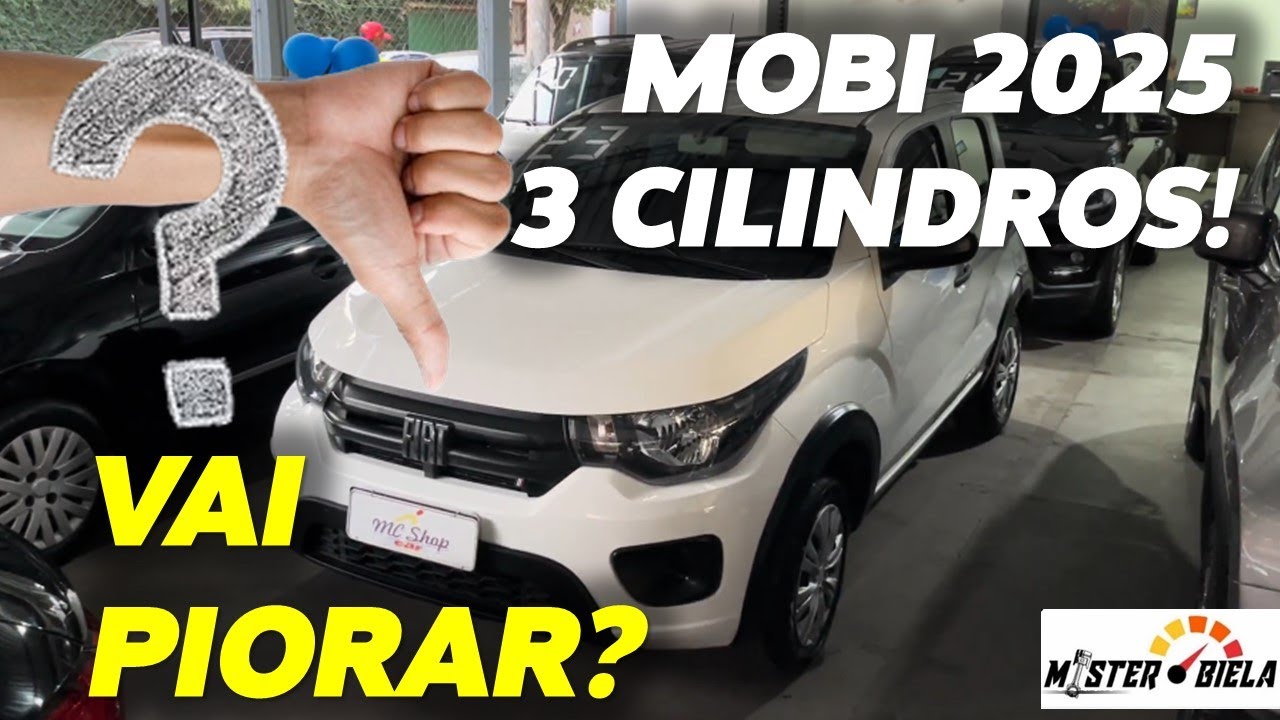 Fiat Mobi 3 cilindros: MELHOR que Fire Evo?...Comparamos.