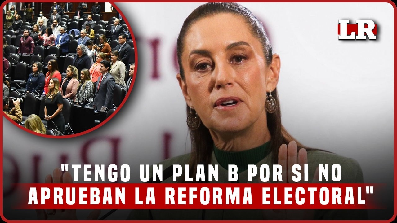 SHEINBAUM alista PLAN EMERGENTE ante posible desaprobación de REFORMA ELECTORAL
