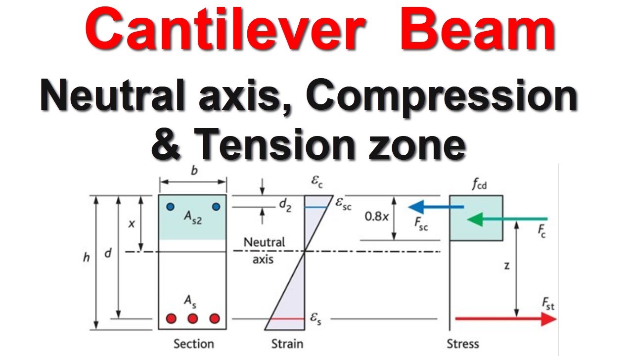 Cantilever Beam | Neutral axis, Compression and tension zone