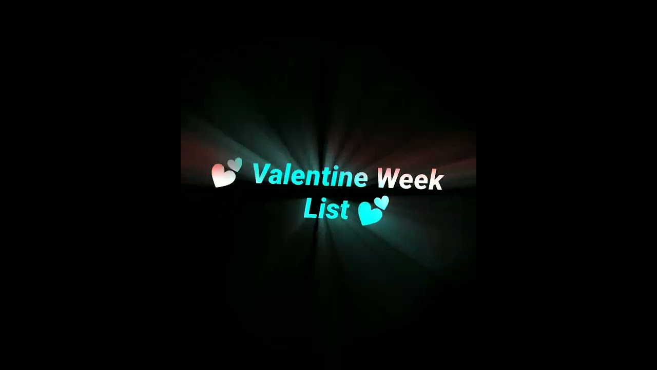Valentine Day Week 2025😍 Happy Valentine&rsquo;s Day 💌| valentine&rsquo; day status #shorts #valentinesday