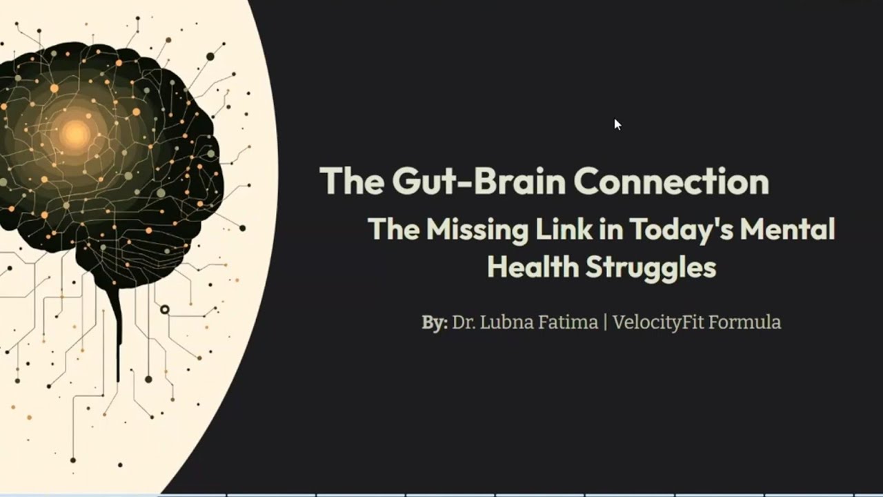 “The Gut-Brain Connection: The Missing Link in Today’s Mental Health Struggles”💜🧠By Dr. Lubna Fatima