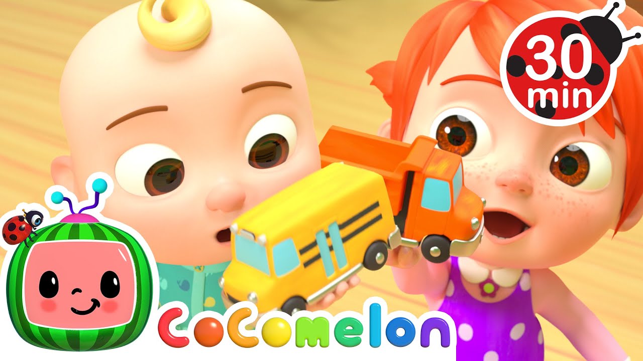 The Colorful Car Song. Learn Red, Blue, Green & More! | CoComelon Nursery Rhymes & Kids Songs