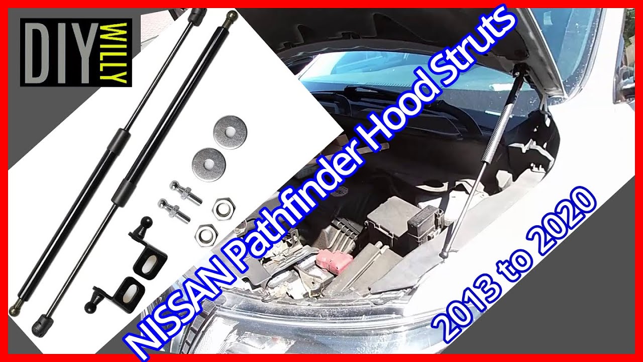2018 NISSAN Pathfinder Hood Strut Install