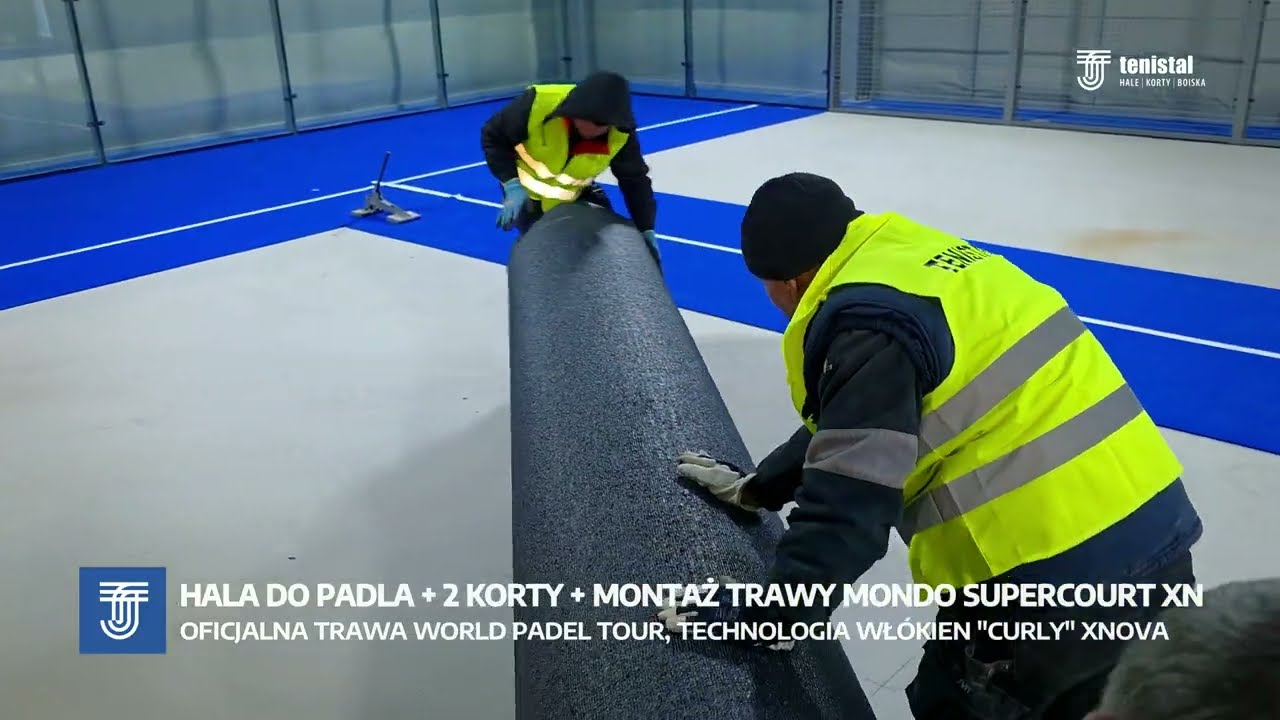 Zobacz jak powstaje Izo Hala do Padla – 9 metrów wysokości i trawa mistrzów